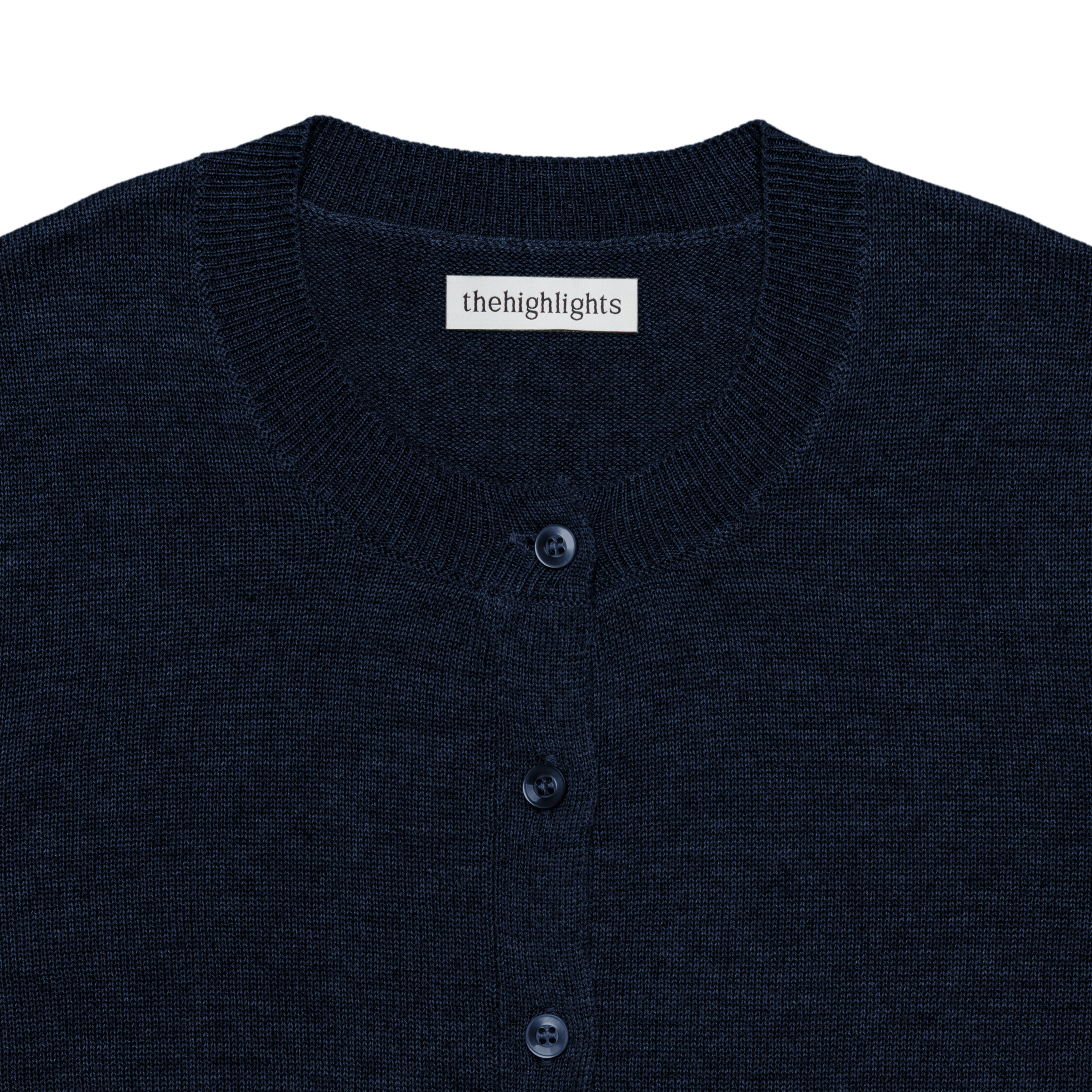 ‘knit’ ensemble navy