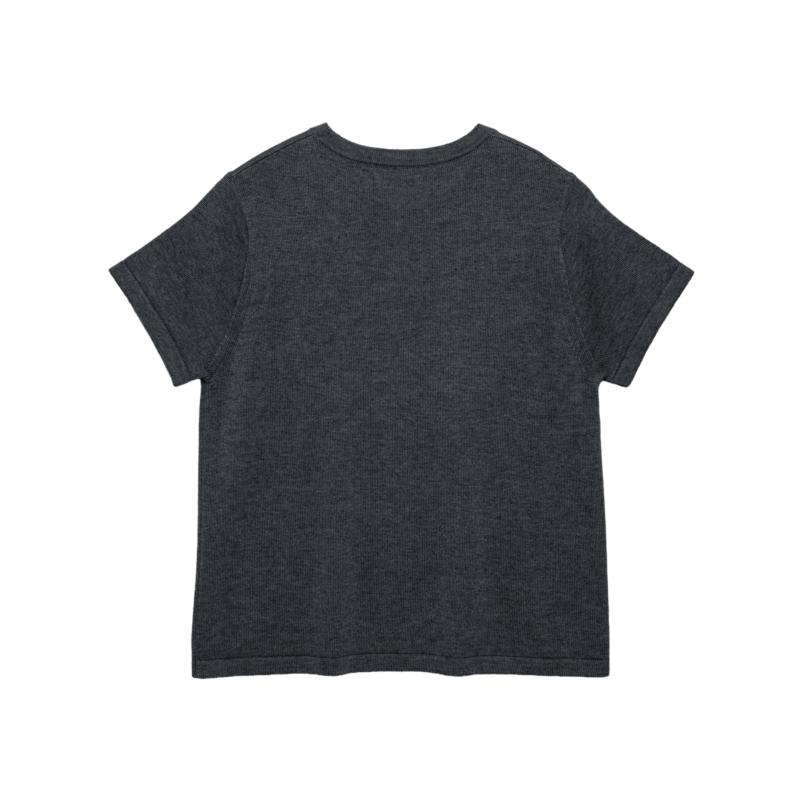 'knit' tee charcoal gray