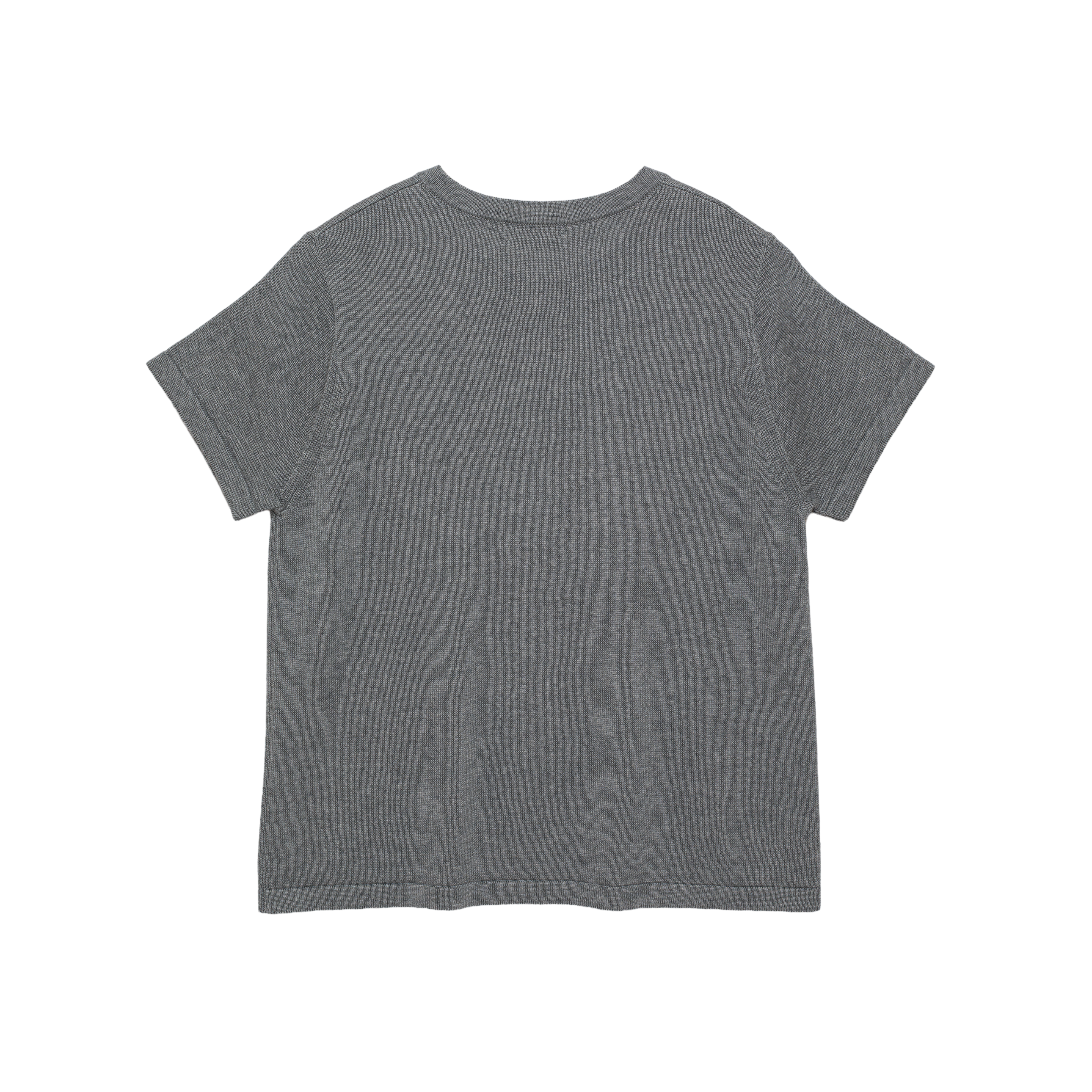 'knit' tee gray
