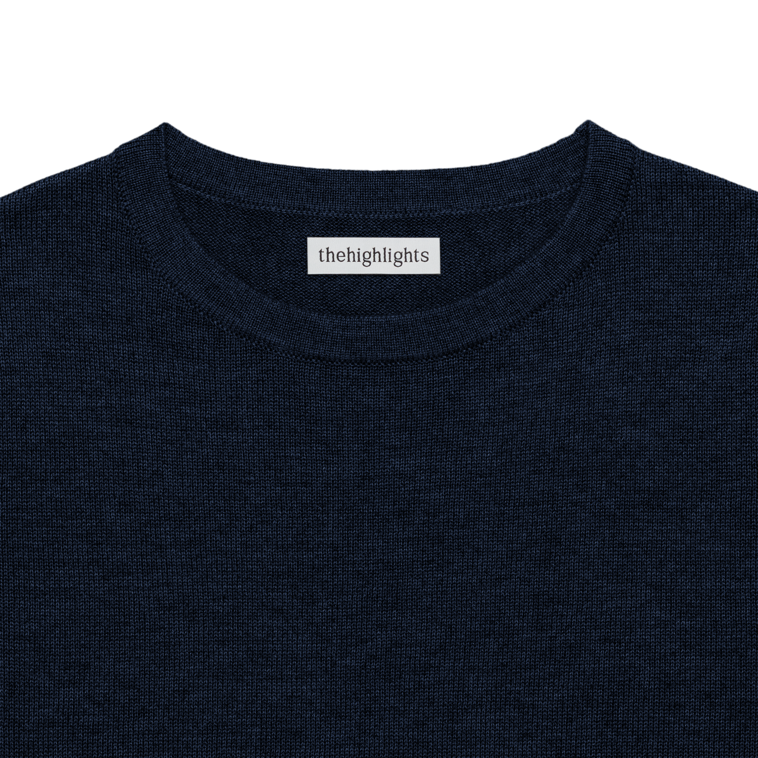 'knit' tee navy