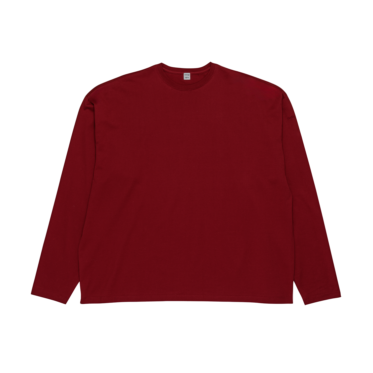 lite 'big LS tee' red – thehighlights