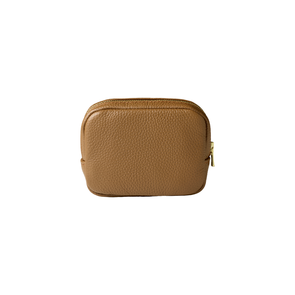 mini 'pouch' teddy brown