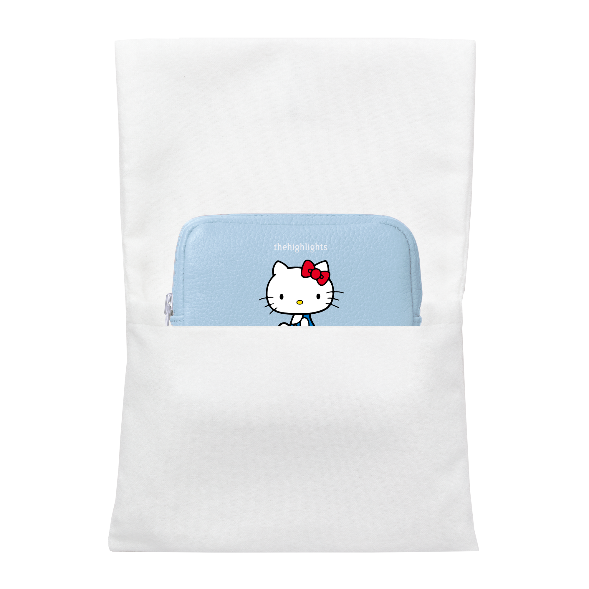 mini 'pouch' comet blue × HELLO KITTY