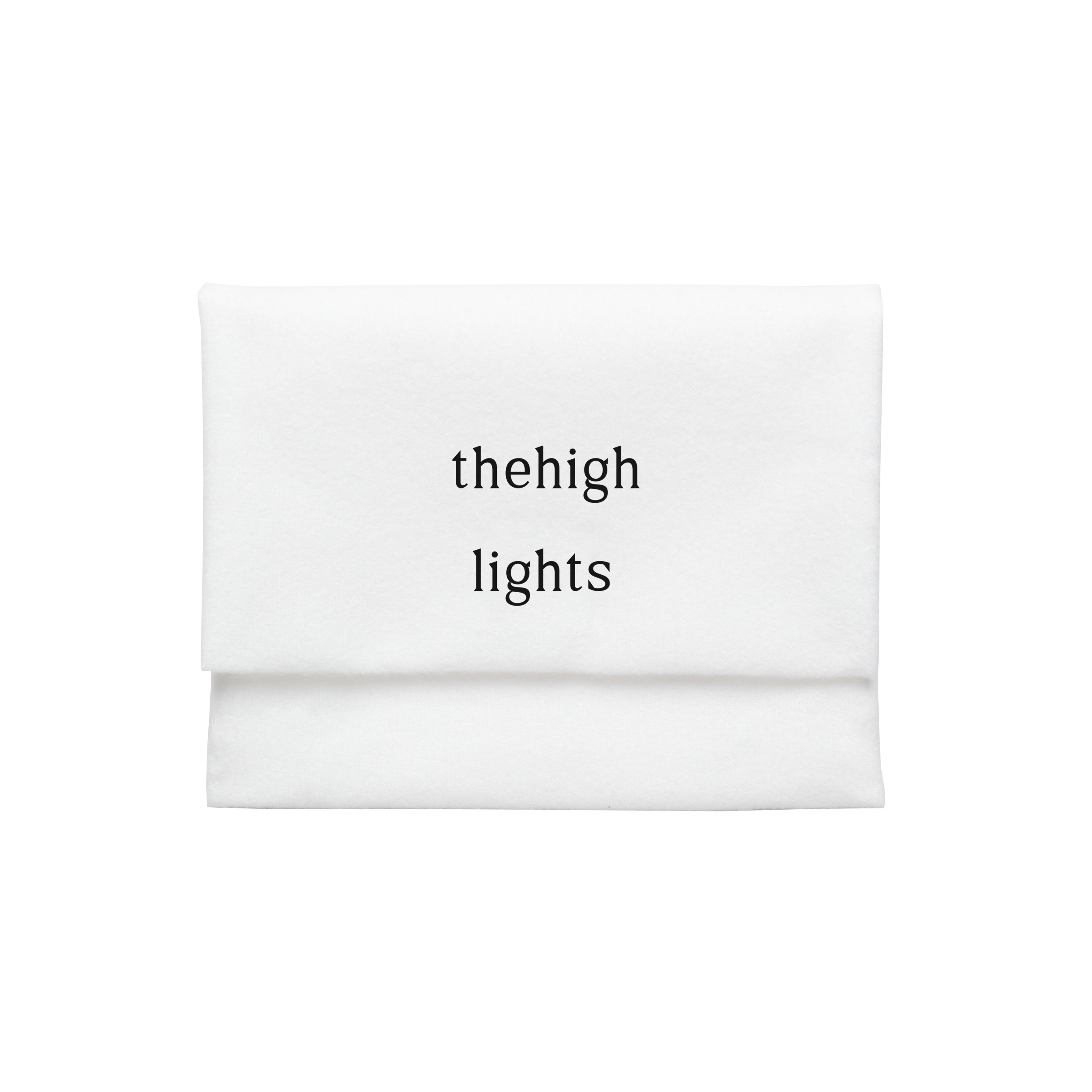 mini 'pouch' metallic silver × HELLO KITTY