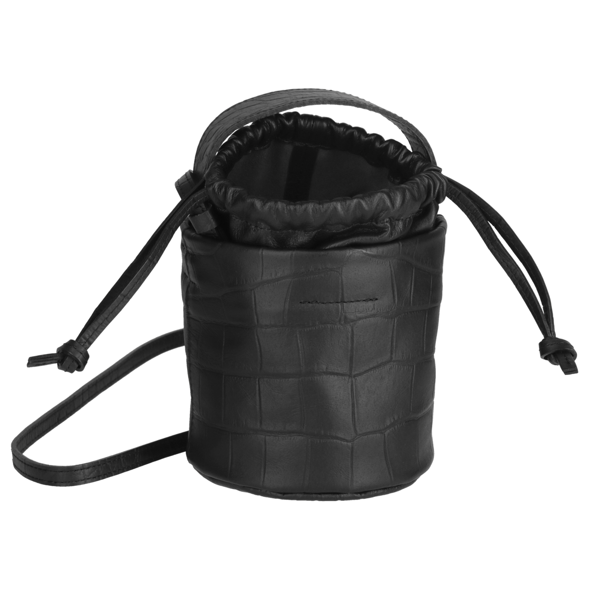 crocodile 'pot' black