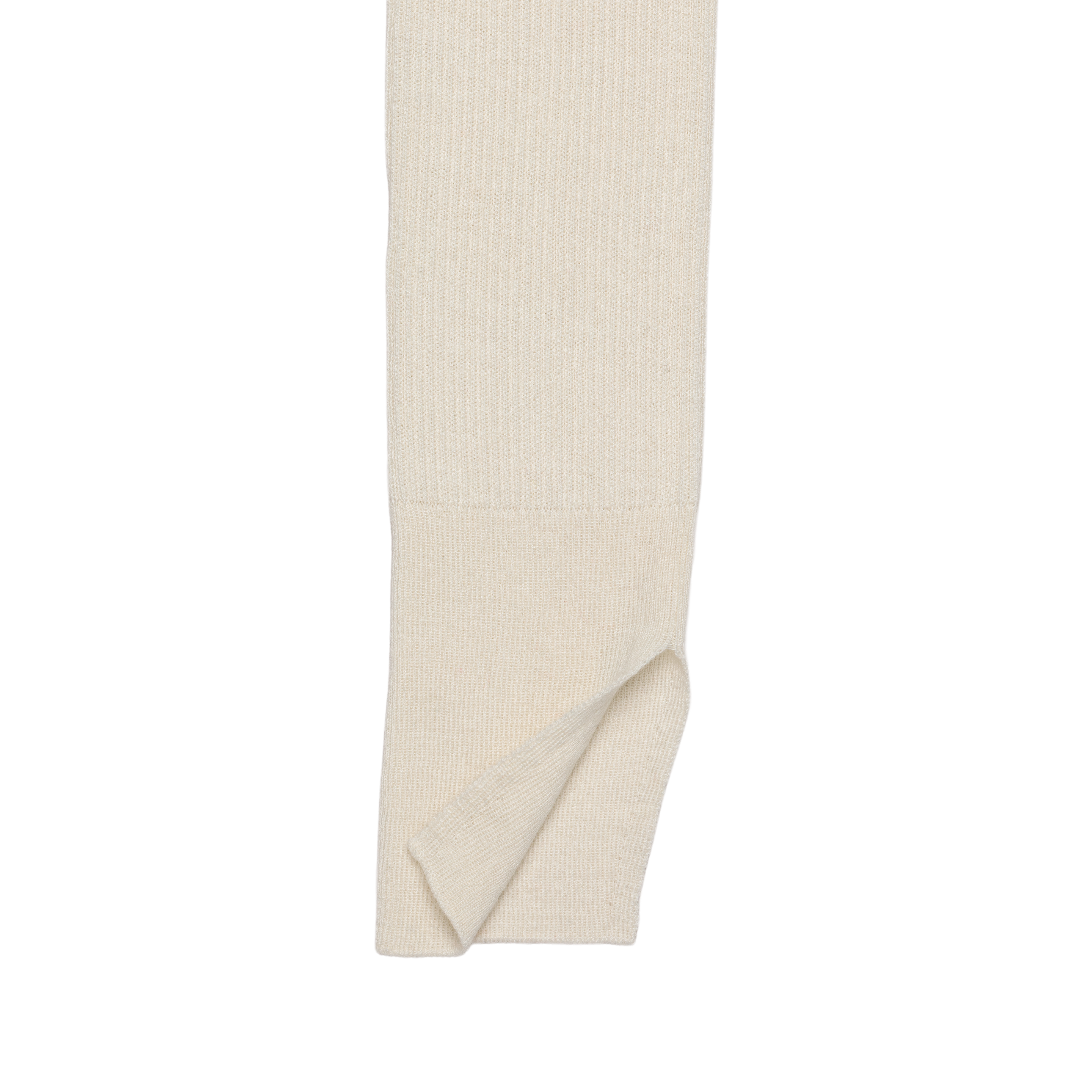 rib ‘knit’ henry-sweater white