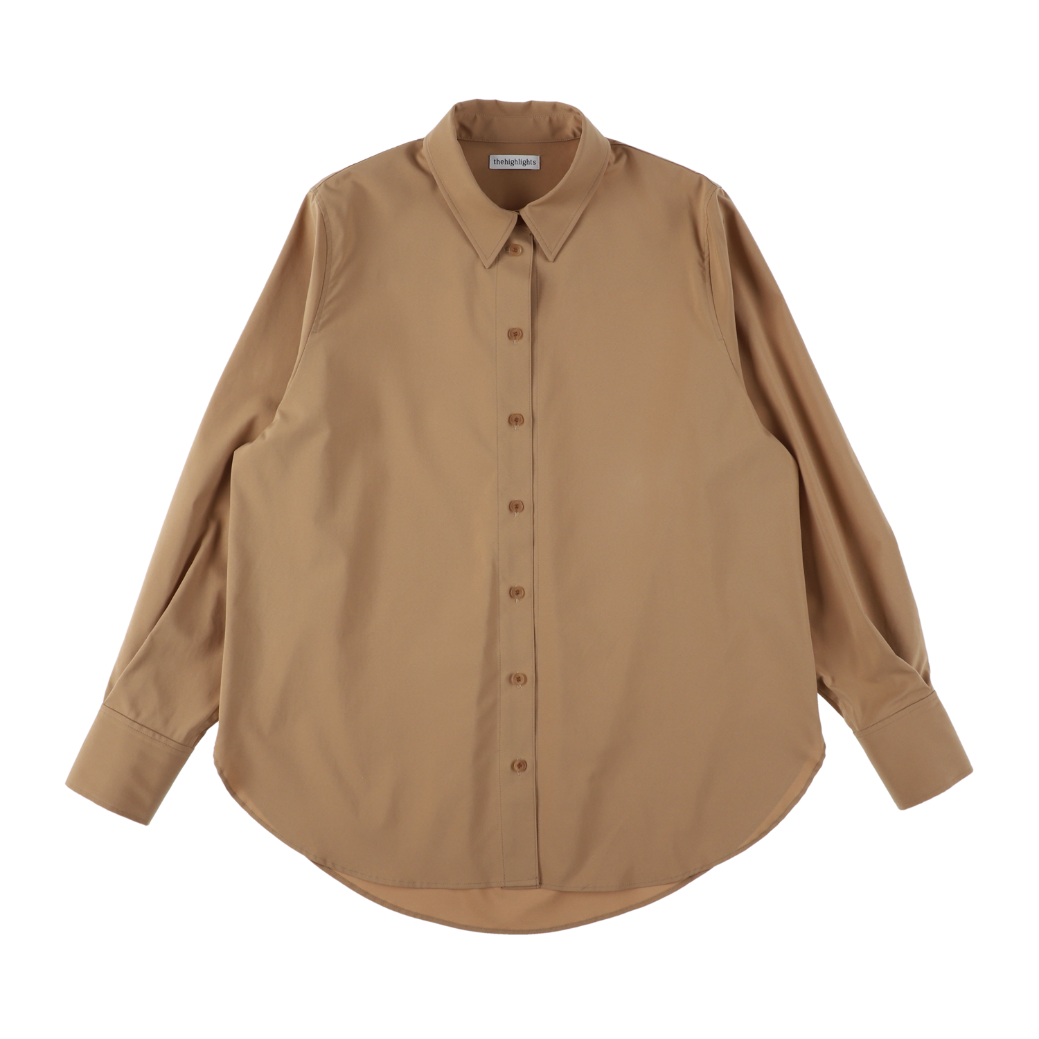 新品　thehighlights shirt'camelbeige size1 shirt' camel beige – thehighlights