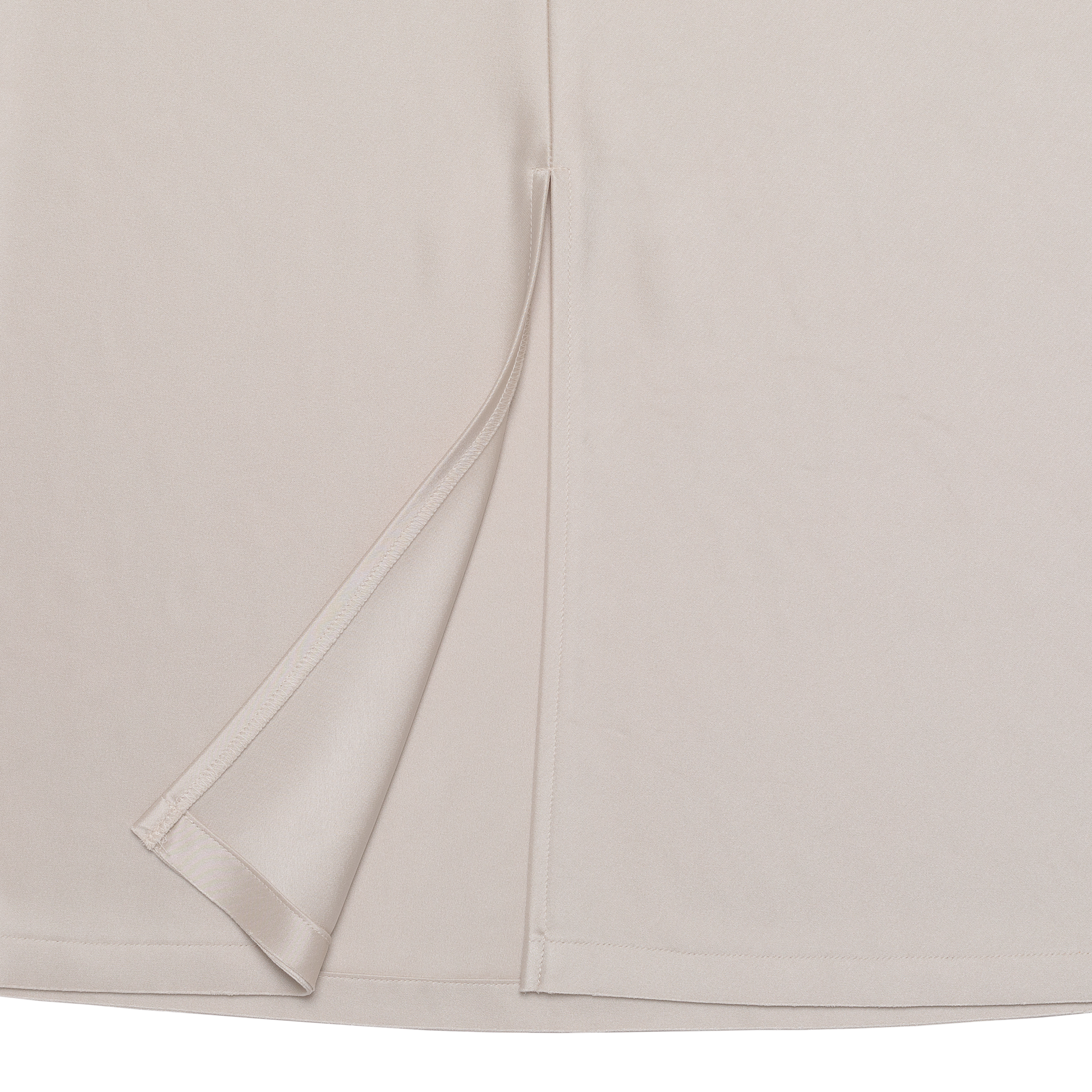 satin 'skirt' midi-long few beige