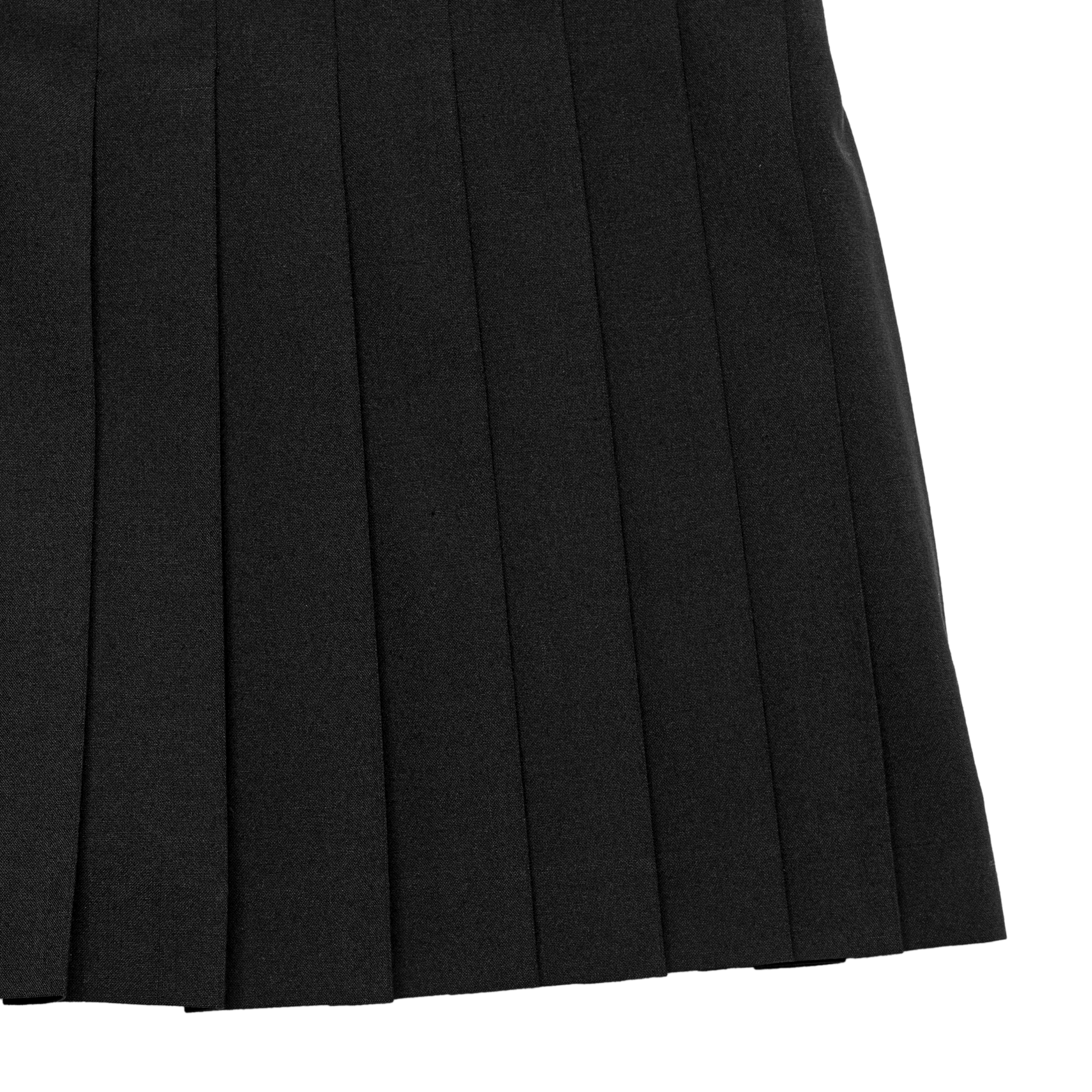 pleats 'skirt' mini black