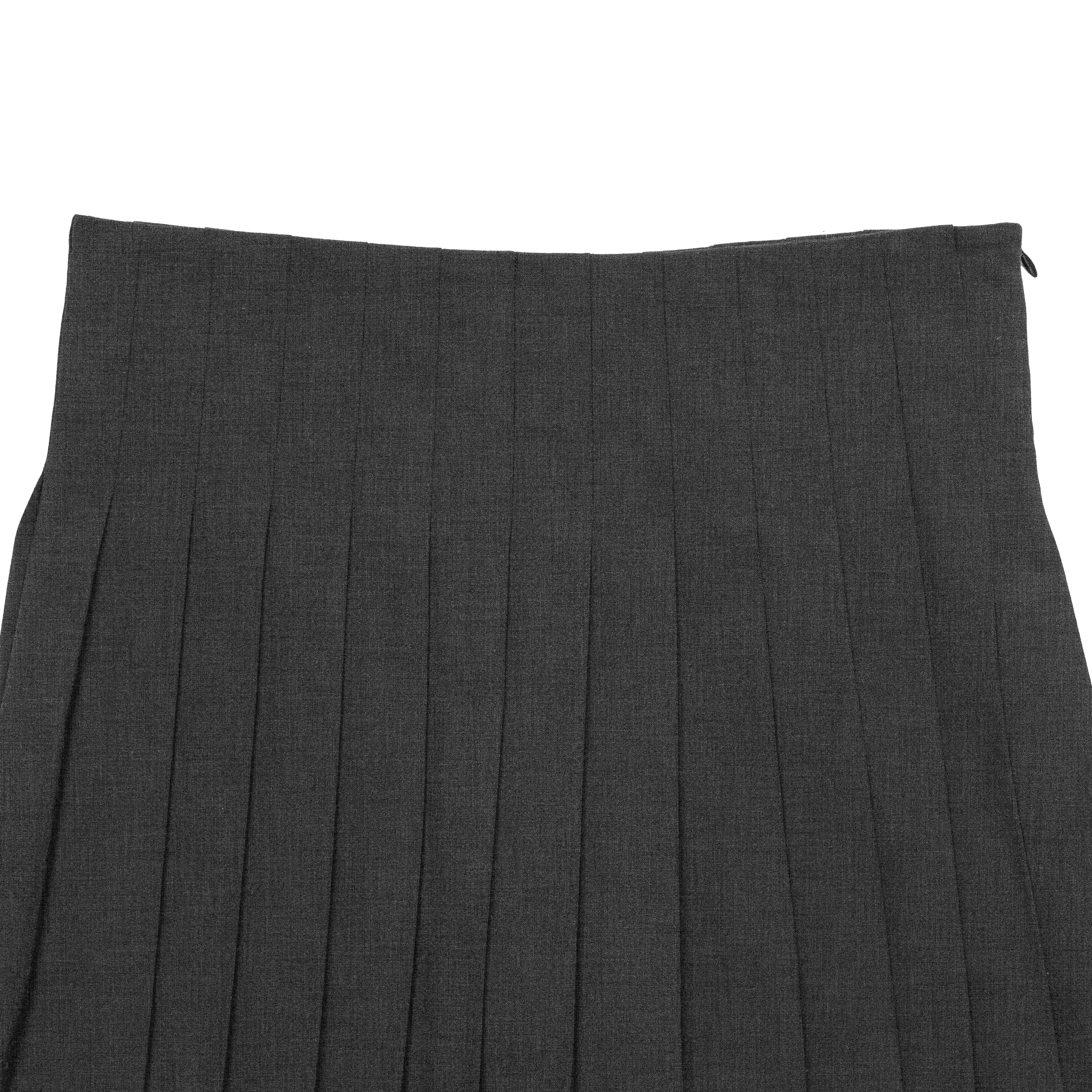 pleats 'skirt' mini dark gray