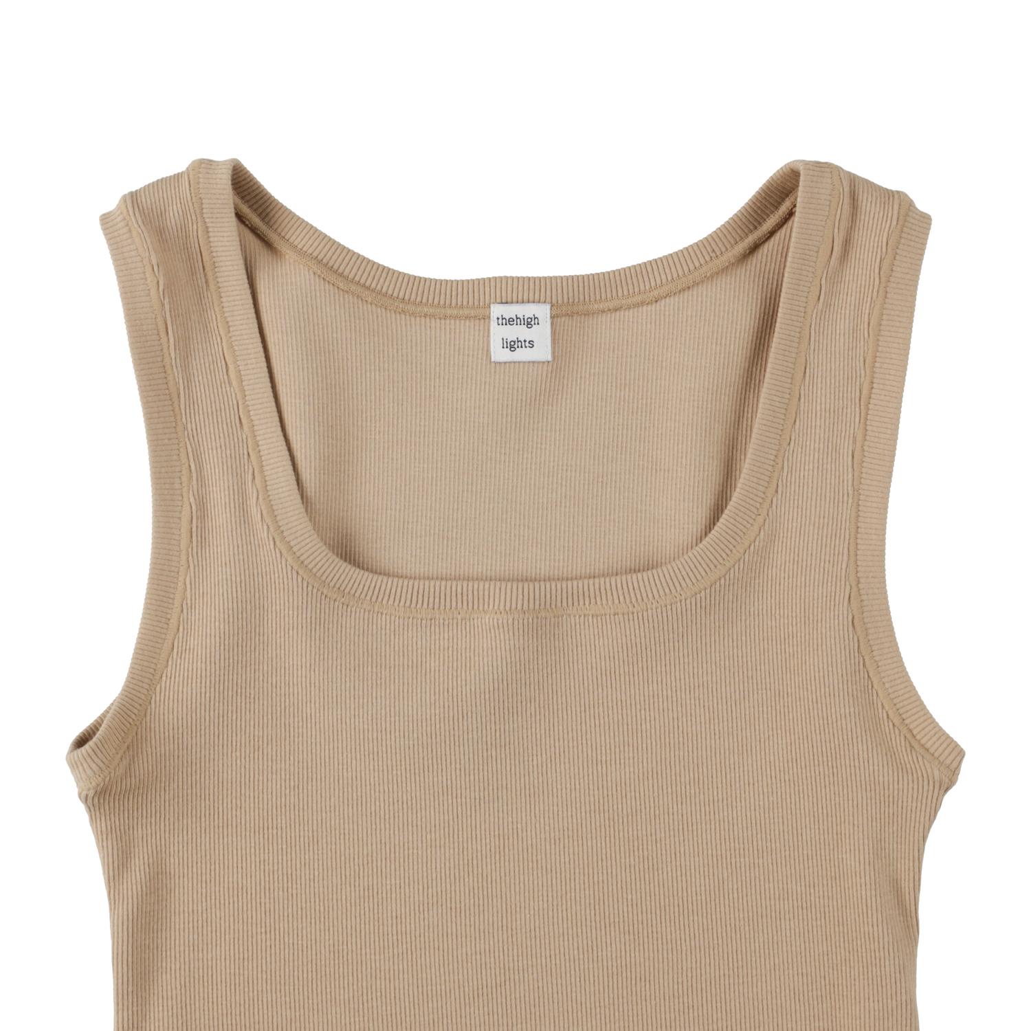 square 'tank' beige