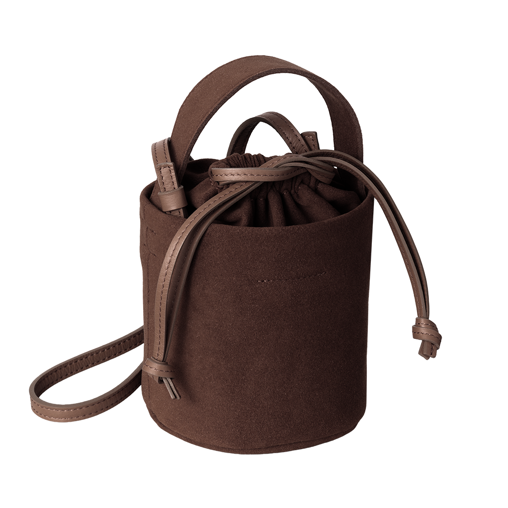 suede 'pot' brown