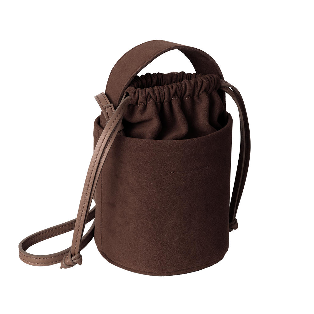 suede 'pot' brown