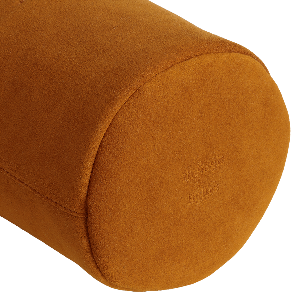suede 'pot' mustard