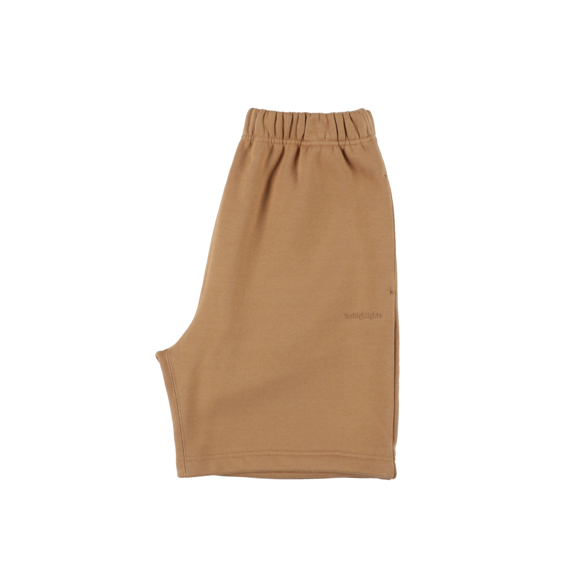 ‘sweat shorts’ camel beige