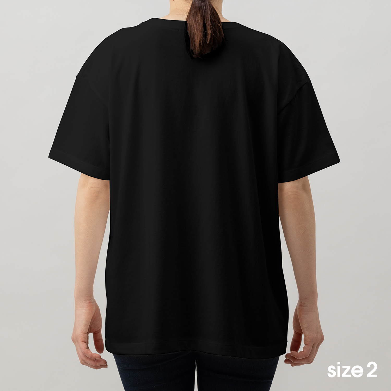 '2pack tee' light-fit T-shirt black
