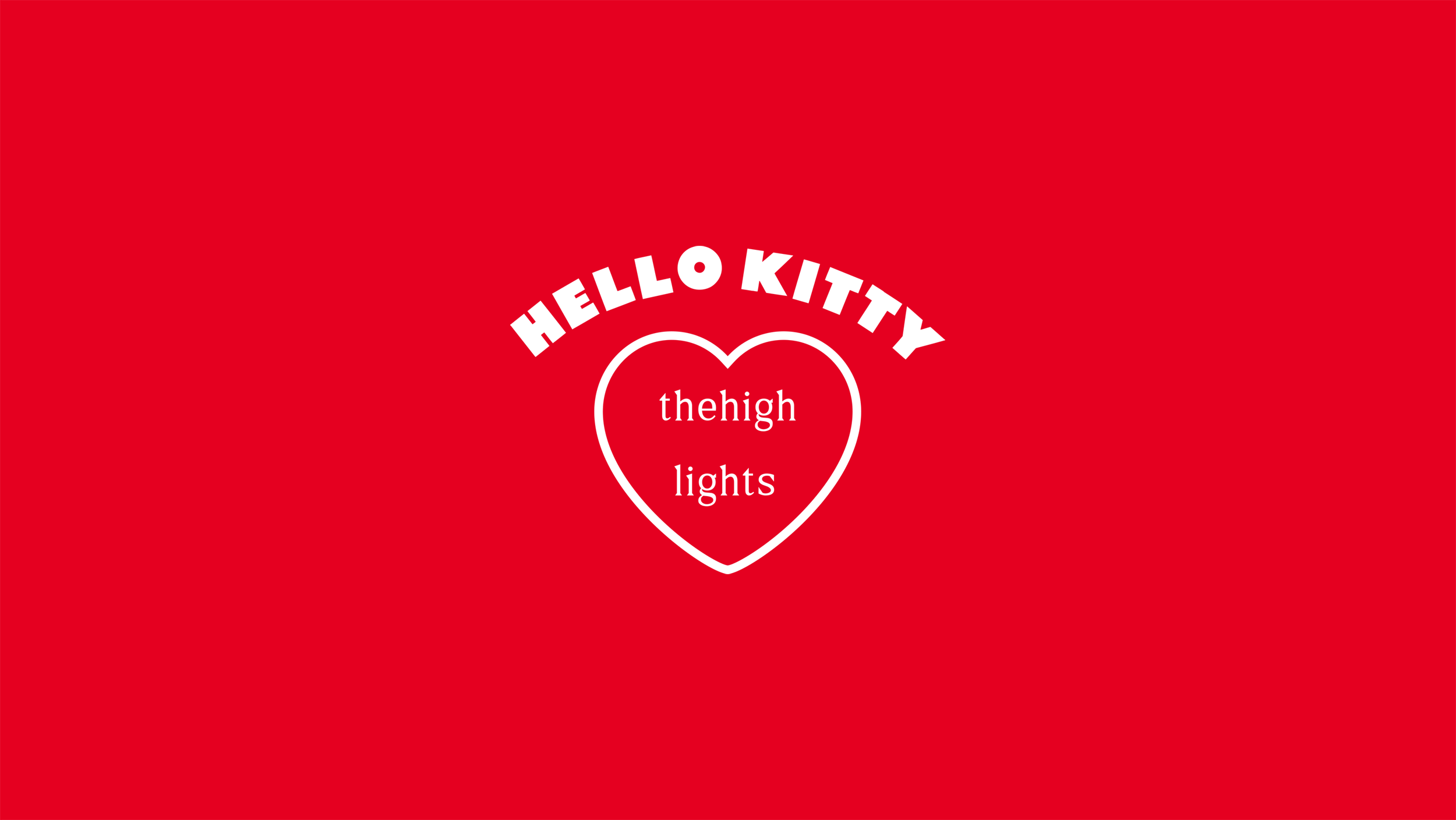 HELLO KITTY × thehighlights