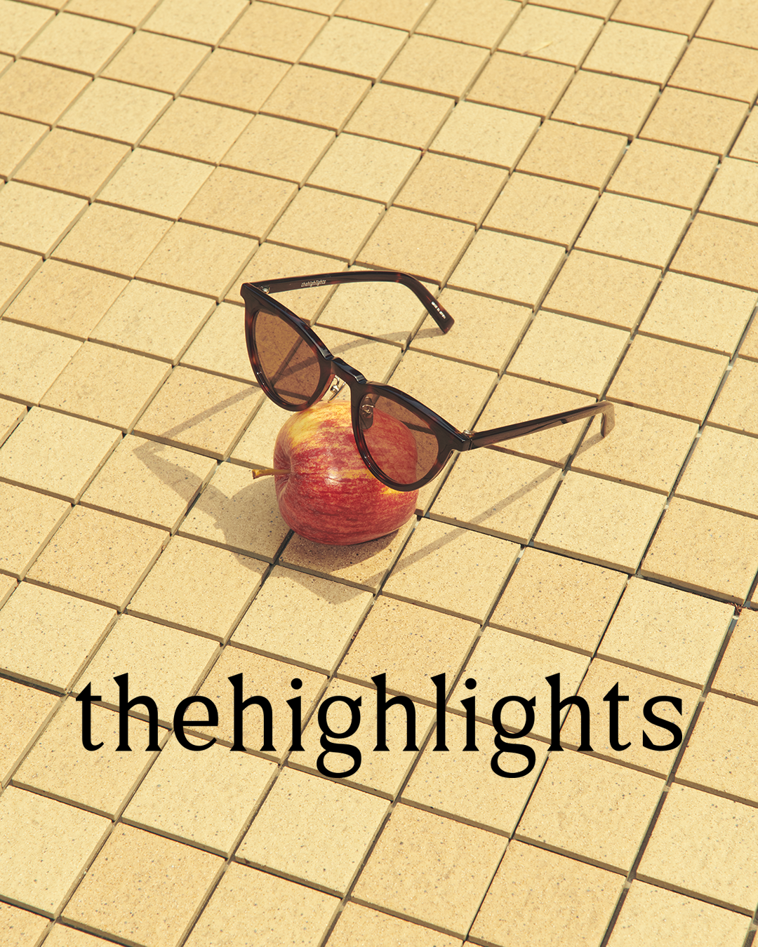 sunglasses 'cat-eye' demi