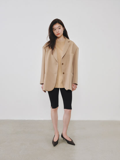 'big tee' beige