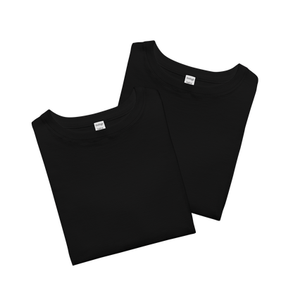 '2pack tee' light-fit T-shirt black