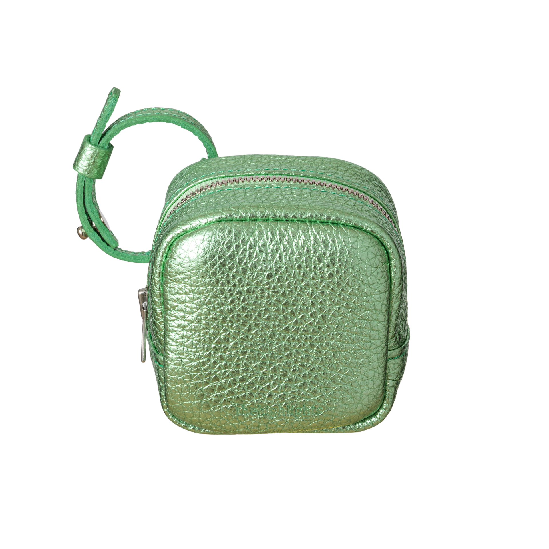 'bot' metallic green silver