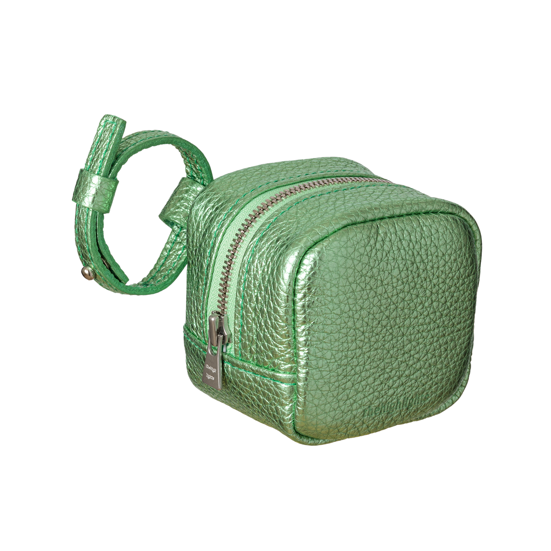 'bot' metallic green silver