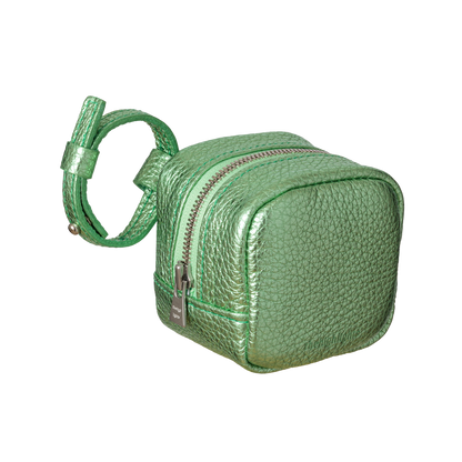 'bot' metallic green silver