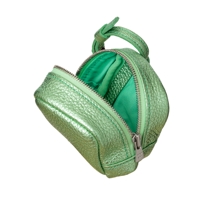 'bot' metallic green silver