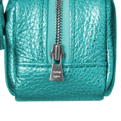 'bot' metallic blue silver