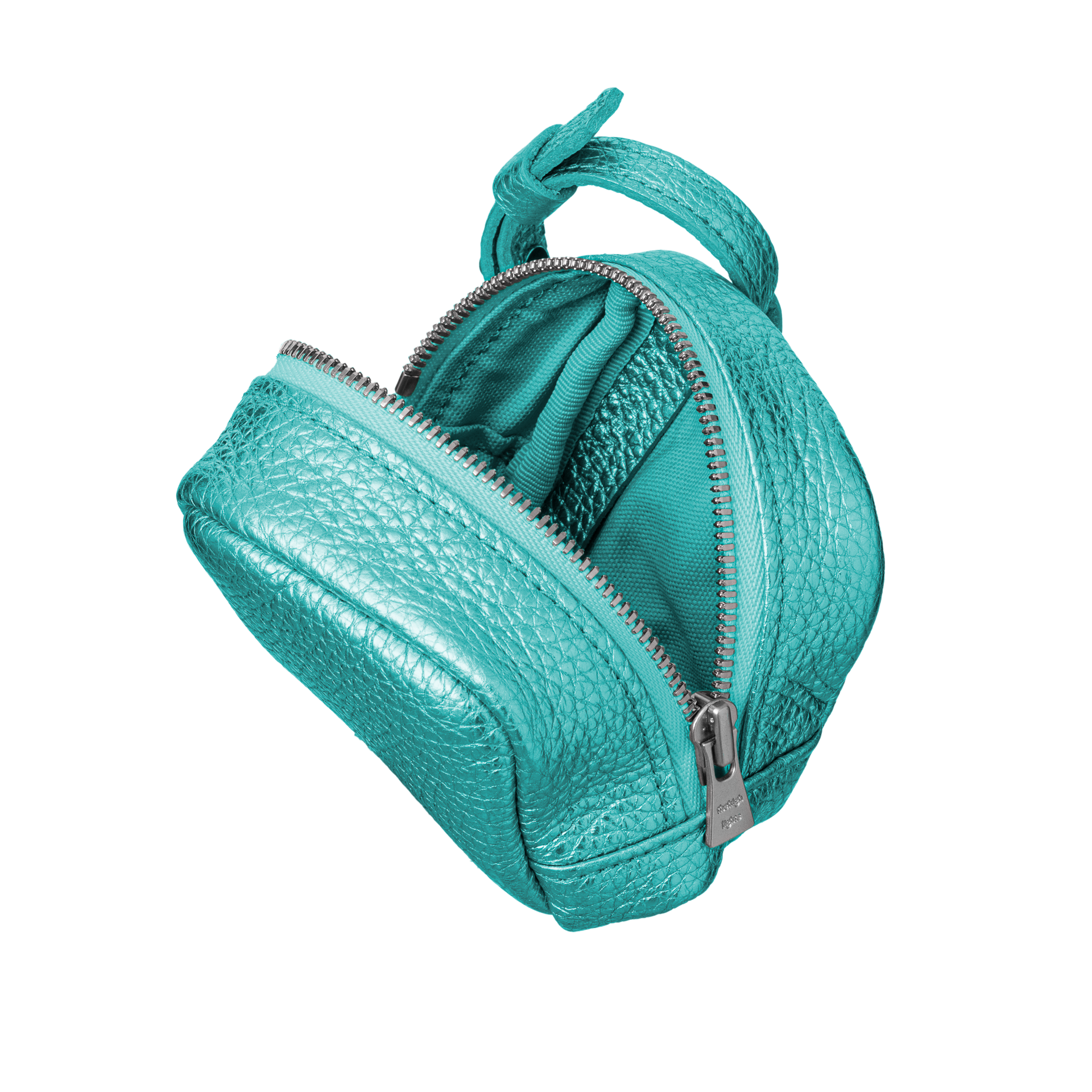 'bot' metallic blue silver