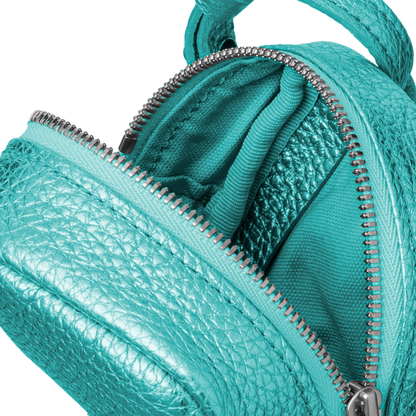 'bot' metallic blue silver