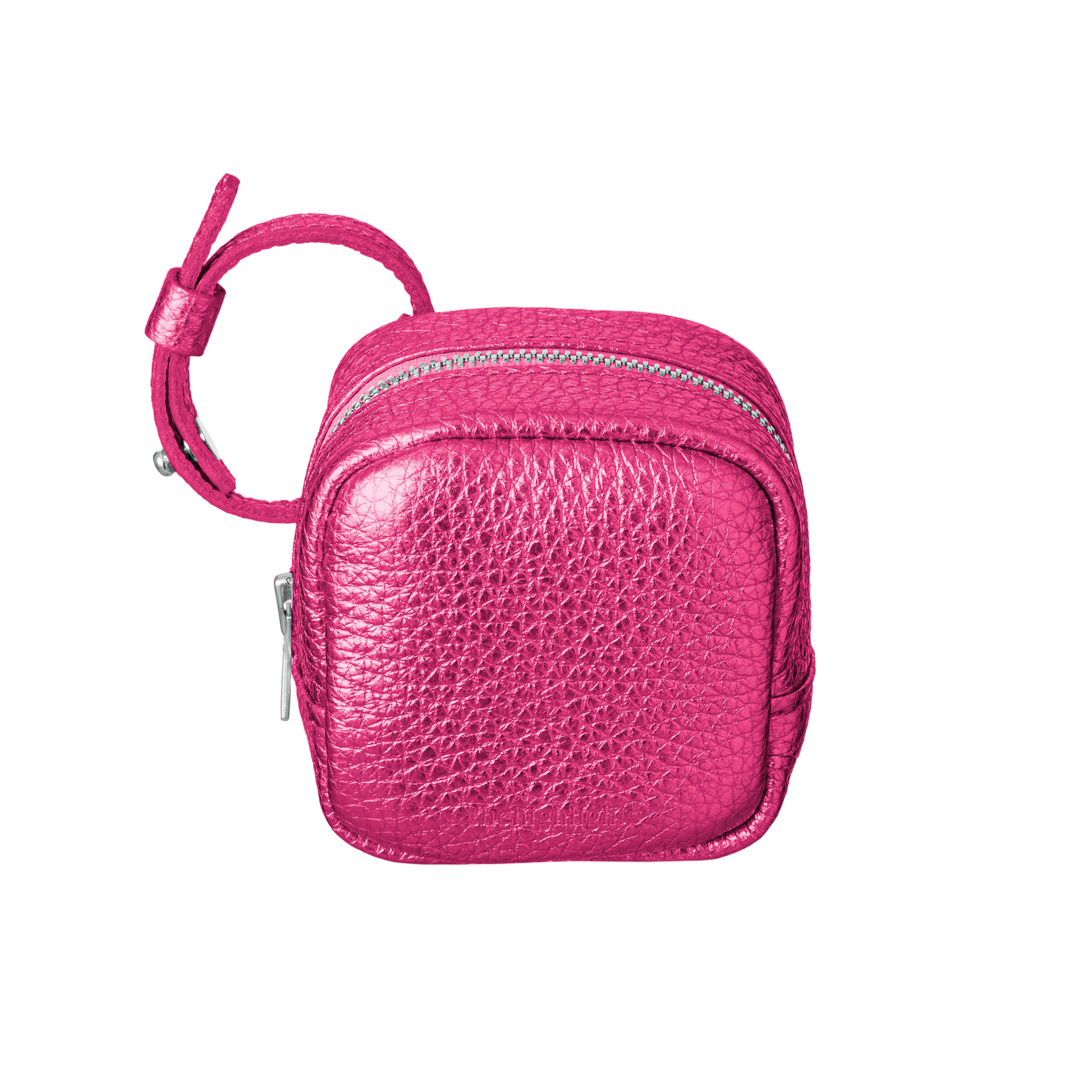 'bot' metallic pink silver