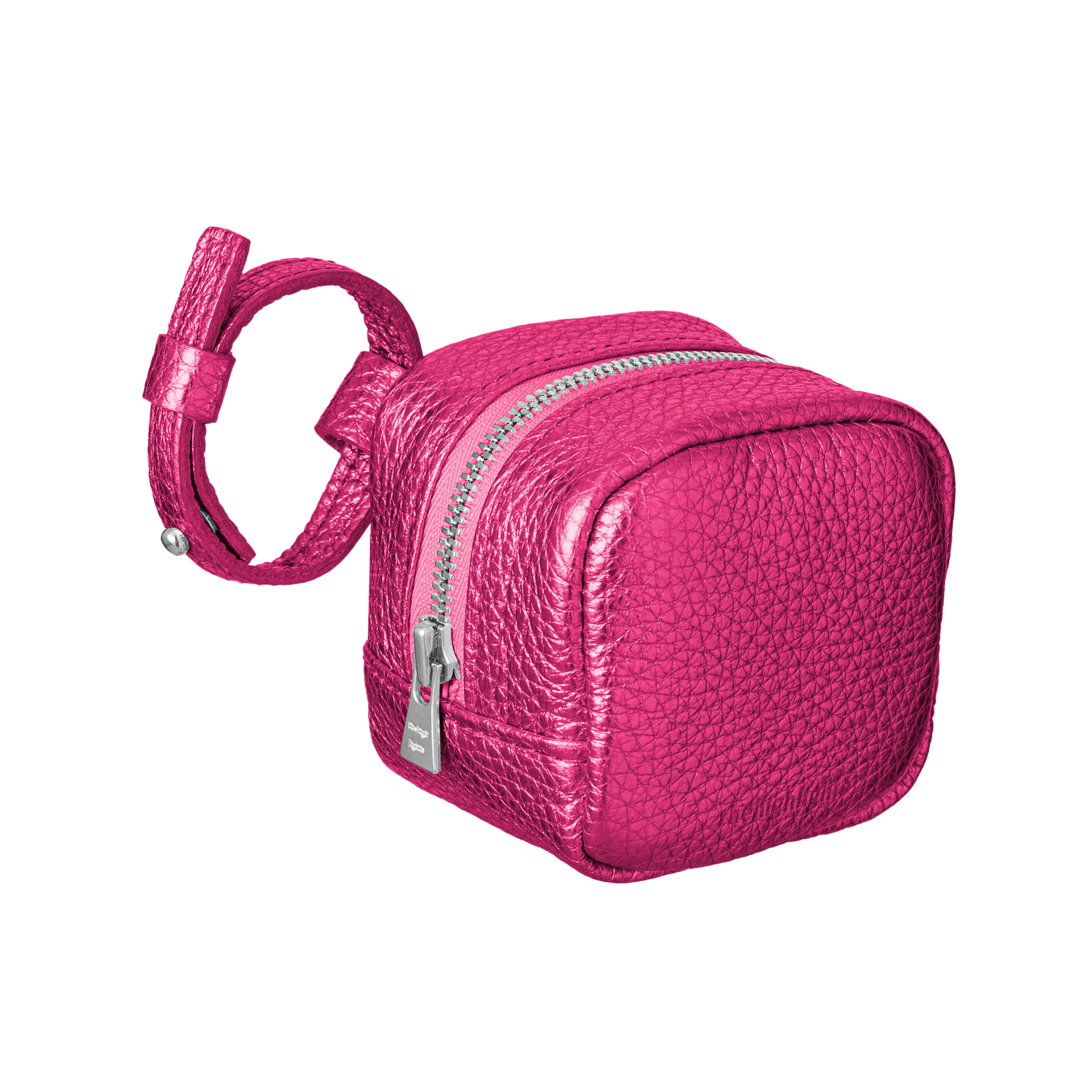 'bot' metallic pink silver