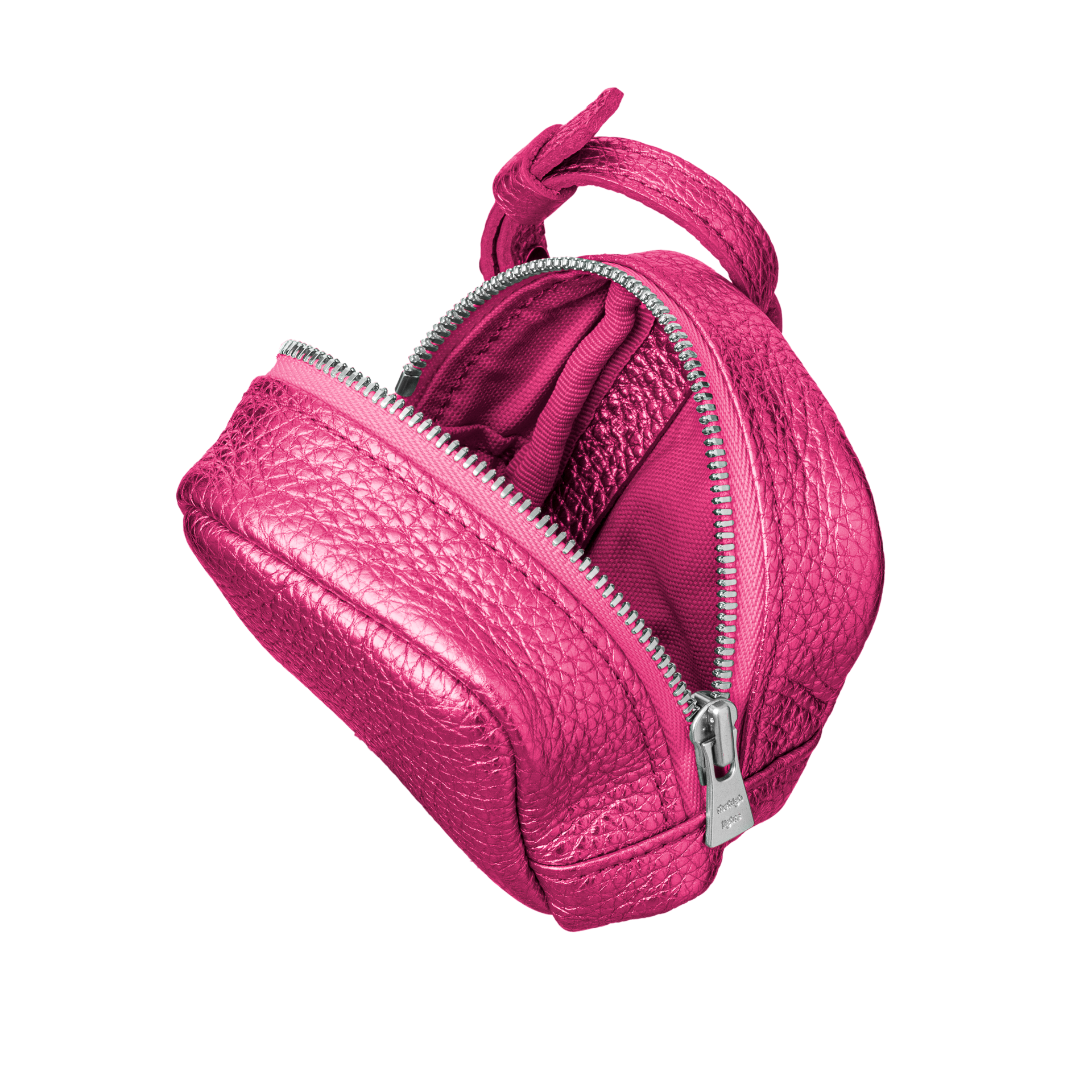 'bot' metallic pink silver