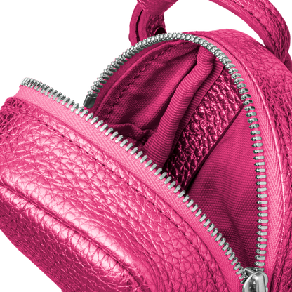 'bot' metallic pink silver