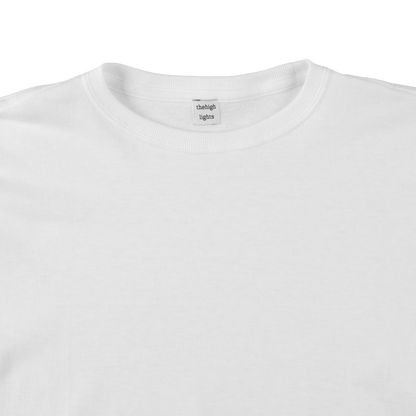 '2pack cropped LS tee' white