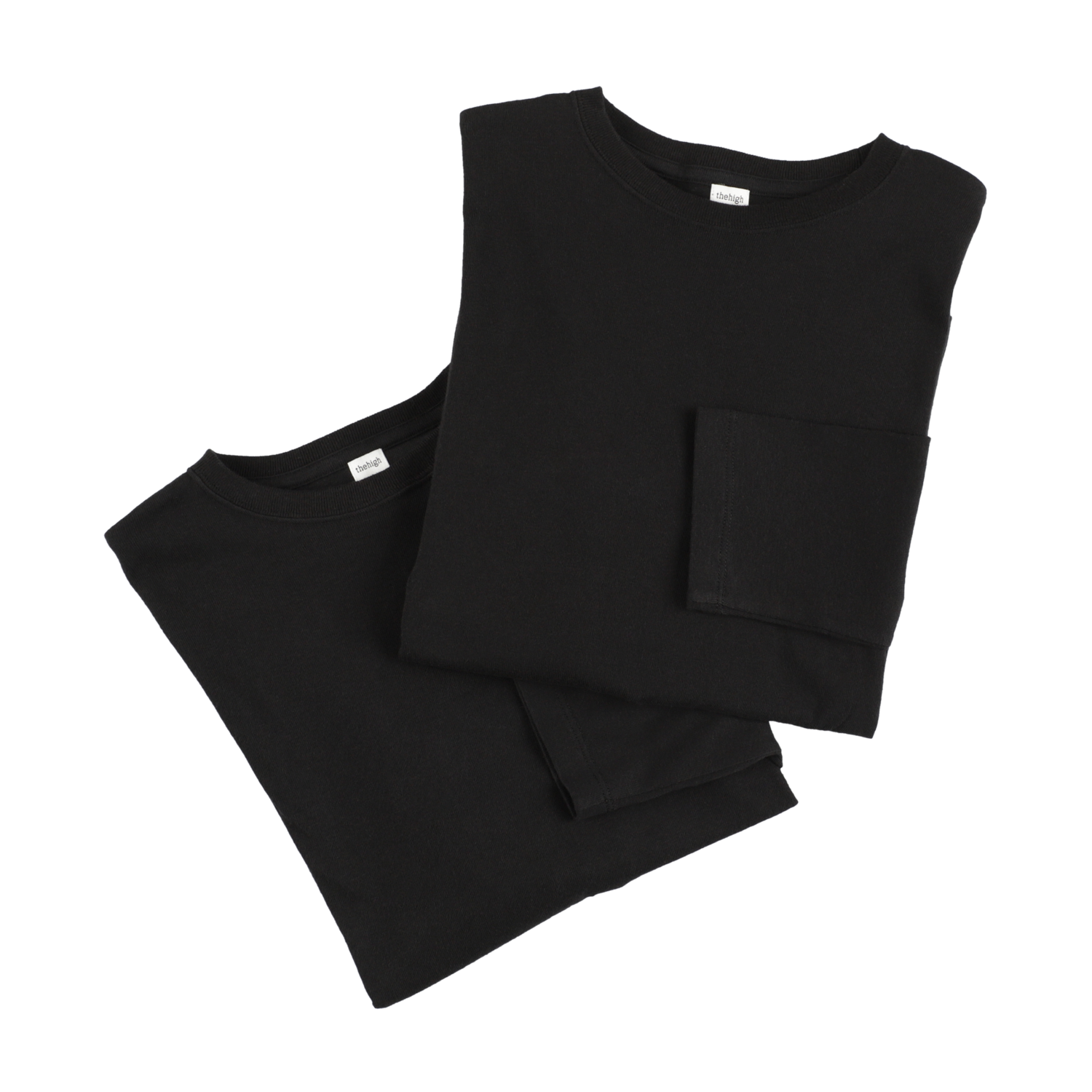 '2pack LS tee' black