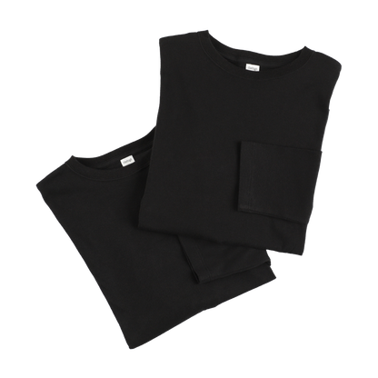 '2pack LS tee' black