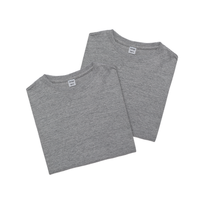 '2pack tee' light-fit T-shirt gray