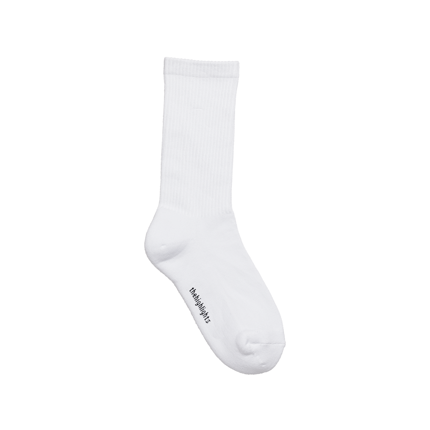 '2pair socks' basic-rib pile socks white