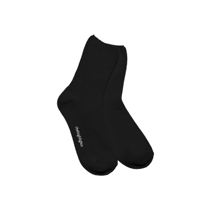'2pair socks' heavy-duty cotton socks black