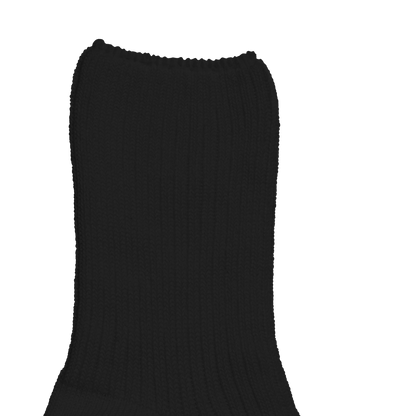 '2pair socks' heavy-duty cotton socks black