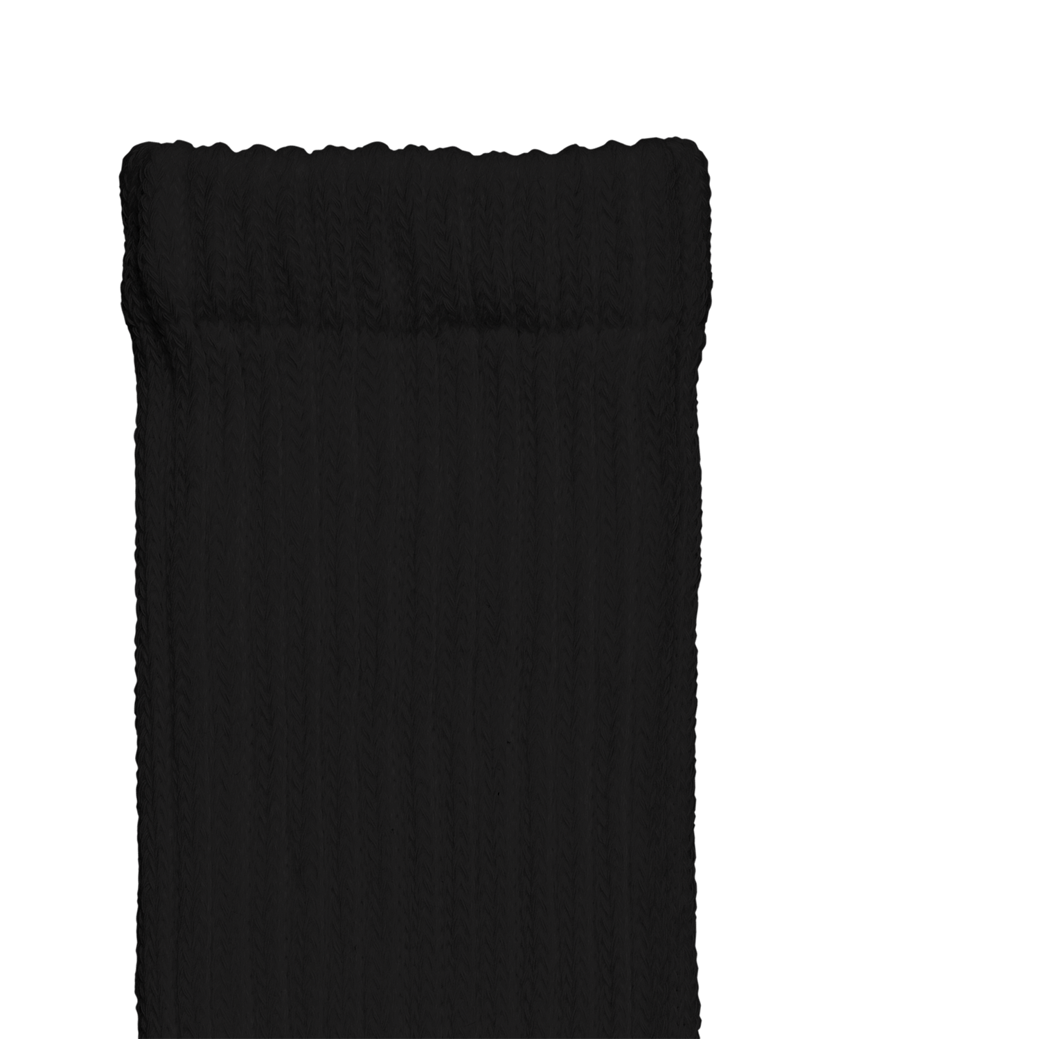 '2pair socks' loose-rib pile socks black
