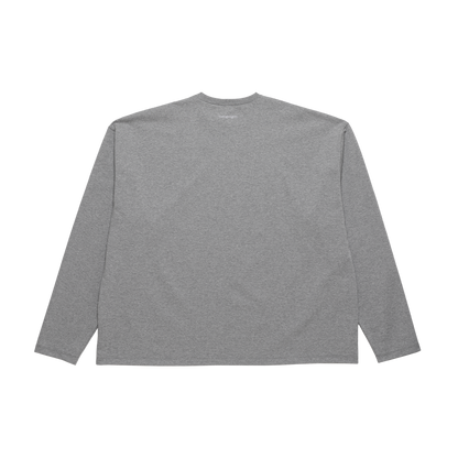 'big LS tee' gray