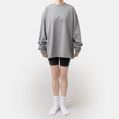 'big LS tee' gray
