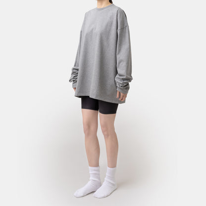 'big LS tee' gray