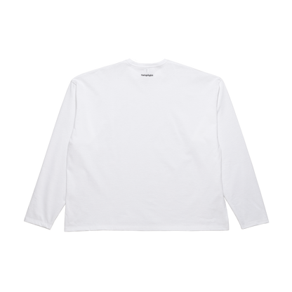 'big LS tee' white