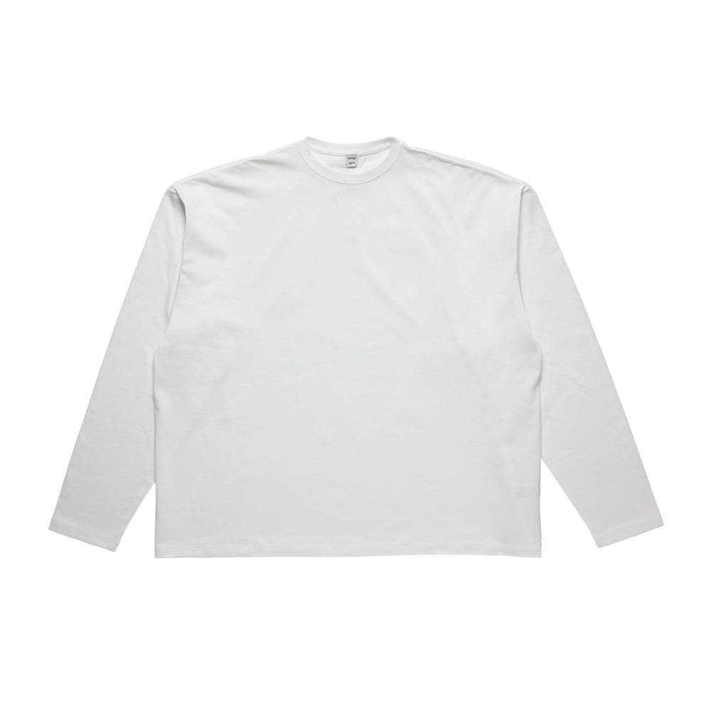 'big LS tee' white