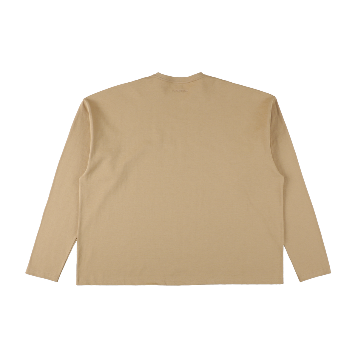 'big LS tee' beige