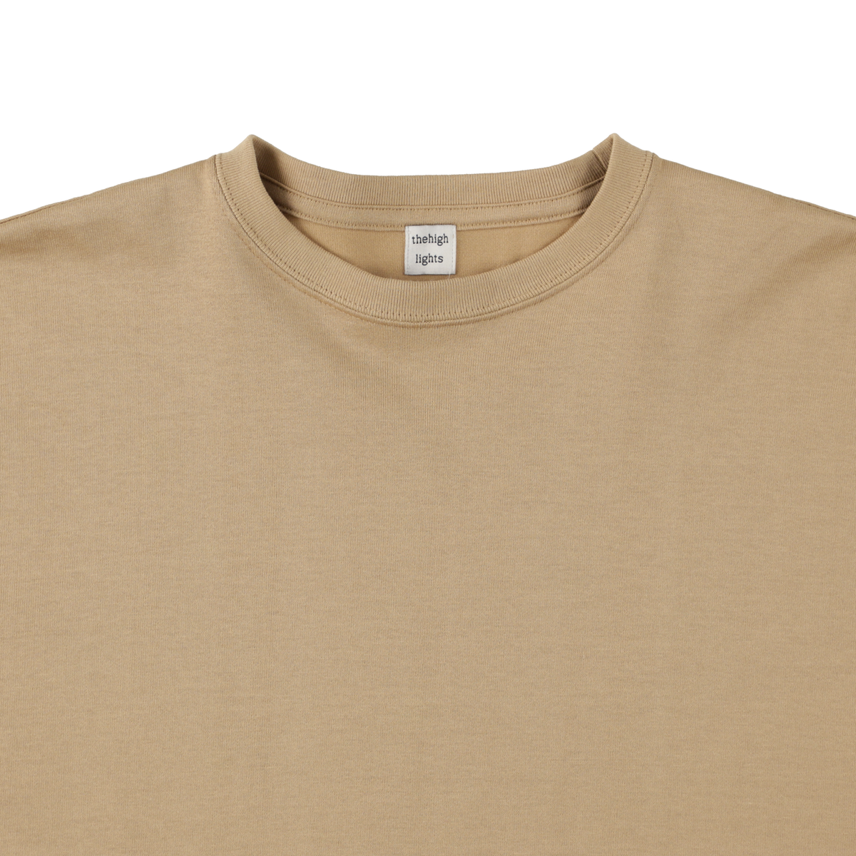 'big LS tee' beige